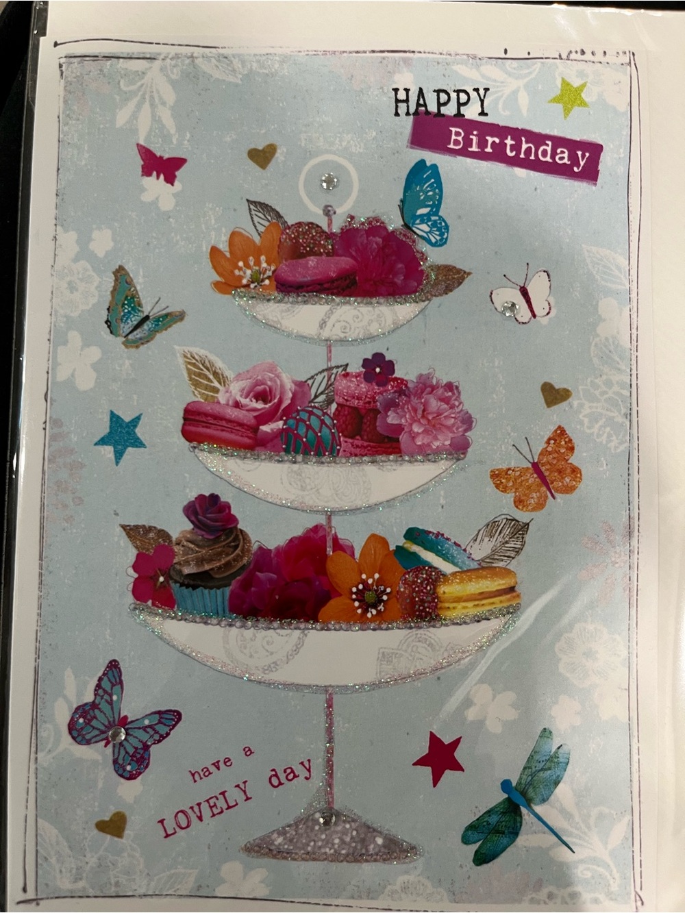 Birthday card with envelope new not used